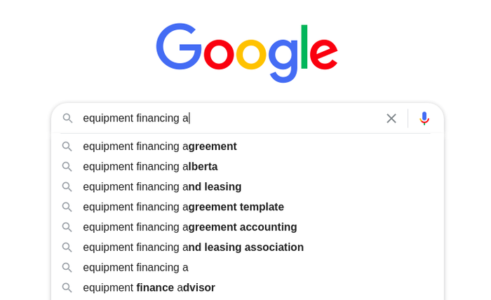 Автозаполнение поисковой системы Google демонстрирует обогащение данных в действии.
