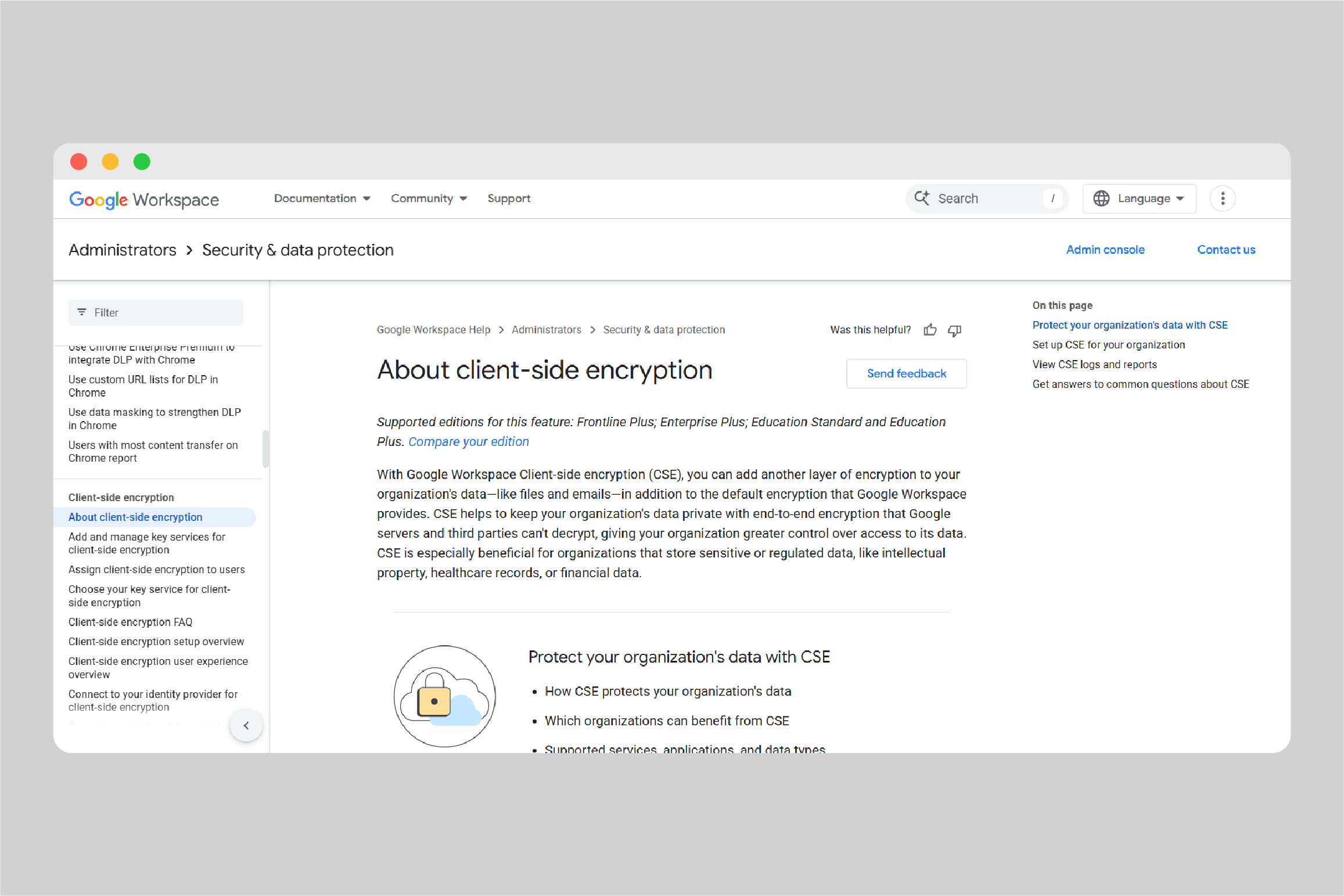 Google Workspace Client-Side Encryption