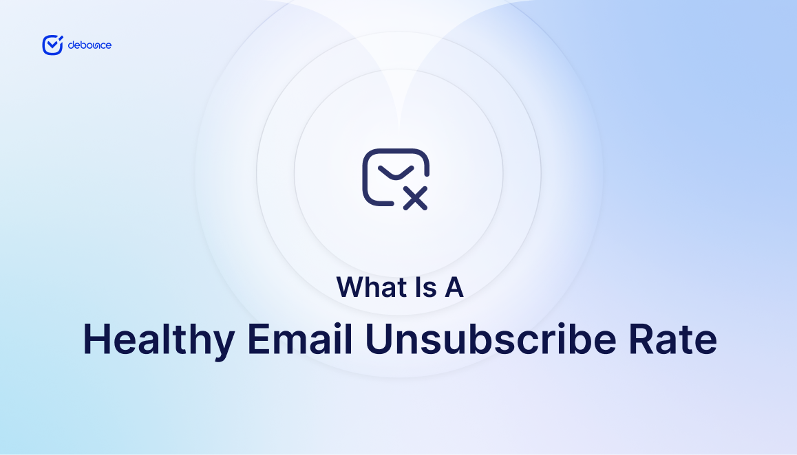 Taux de désabonnement aux e-mails sains